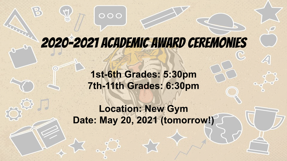 Academic Awards Ceremonies