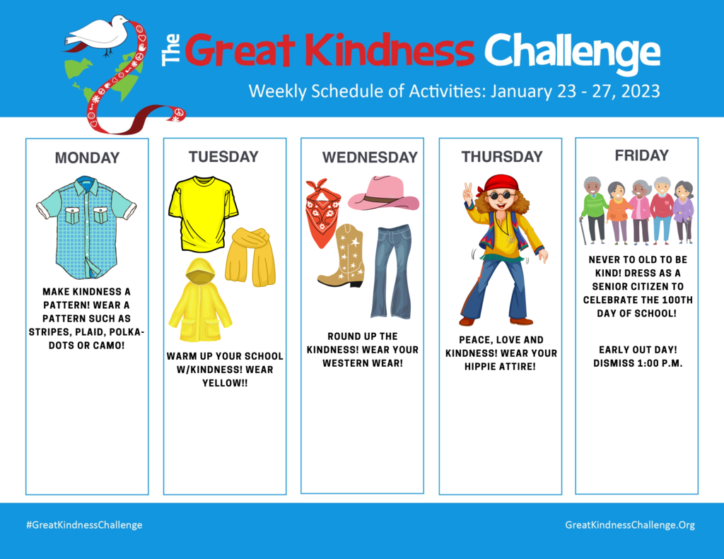 Great Kindness Challenge Dress Up